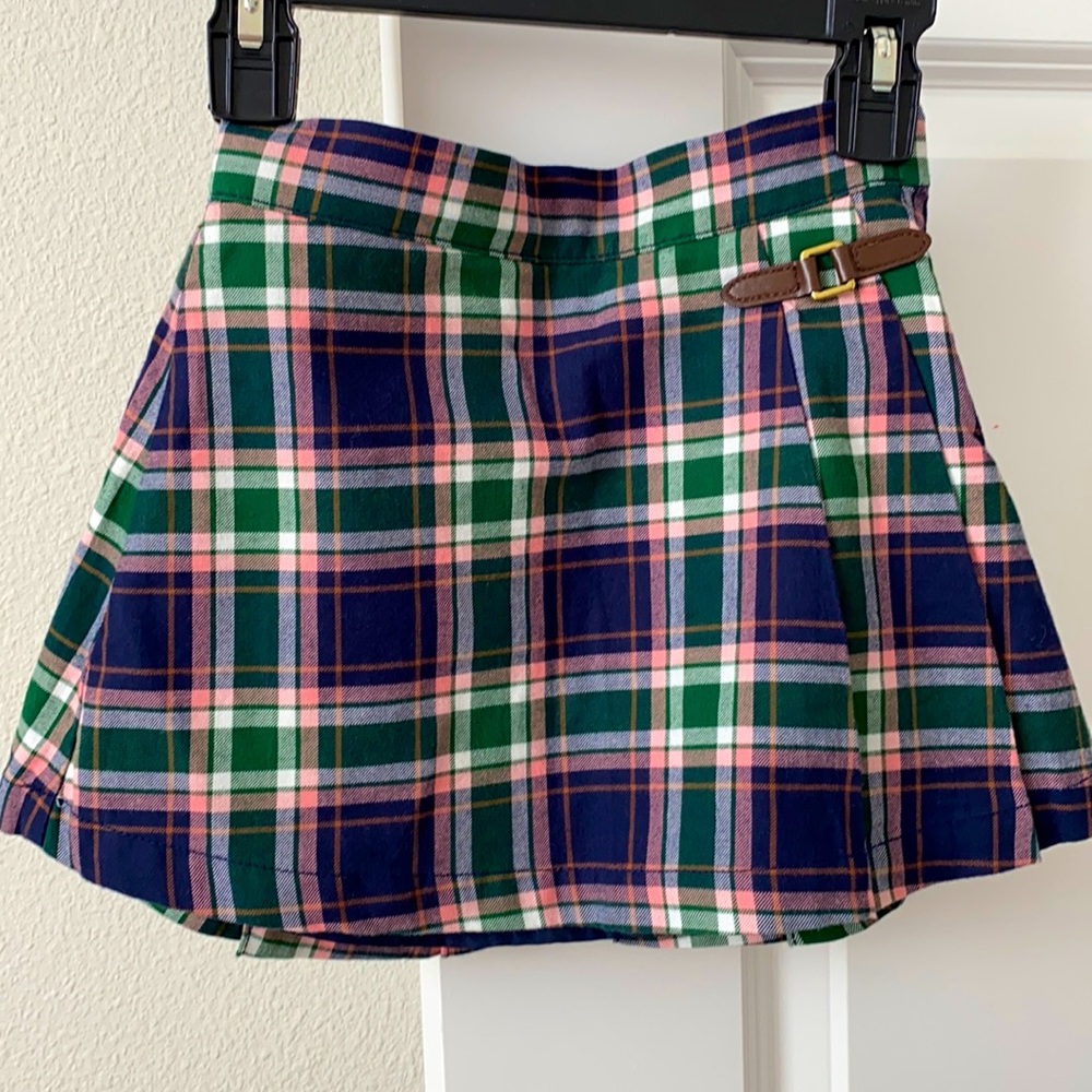 Cute girls 4T skirt multicolored, Used